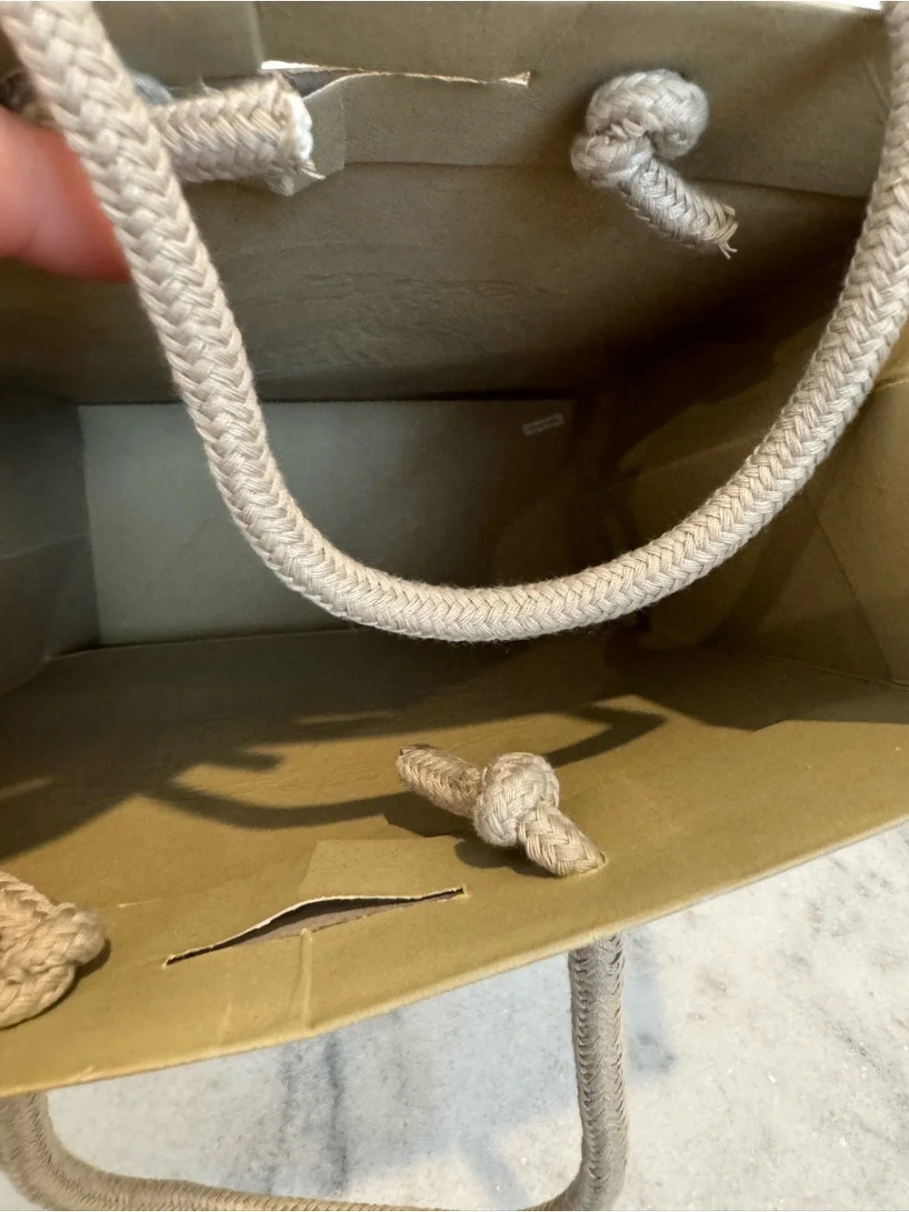Burberry Shopping Tote with Gold Logo